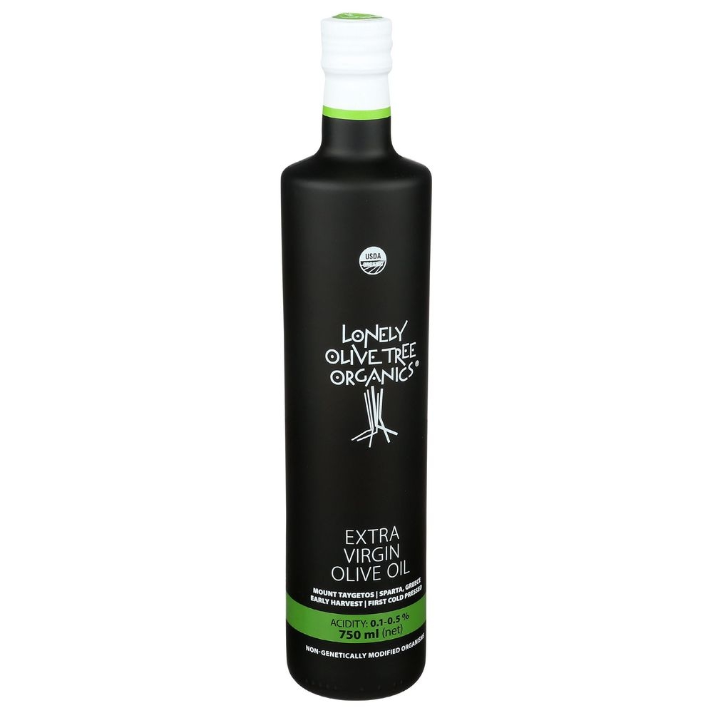 The Lonely Olive Tree Organic Extra Virgin Olive Oil, 750 Milliliter -- 6 per case