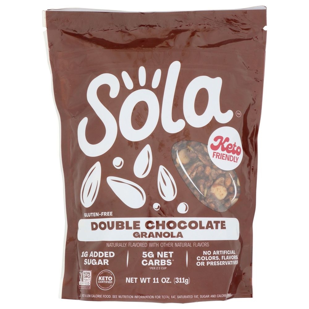 Sola Double Chocolate Granola, 11 Ounce -- 6 per case