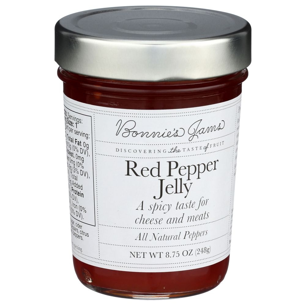 Bonnies Jams Red Pepper Jelly, 8.75 Ounce -- 6 per case