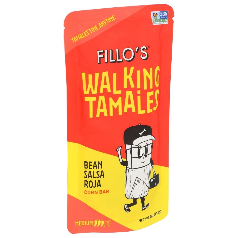 Fillos Salsa Roja Bean Walking Tamales, 4 Ounce -- 7 per case