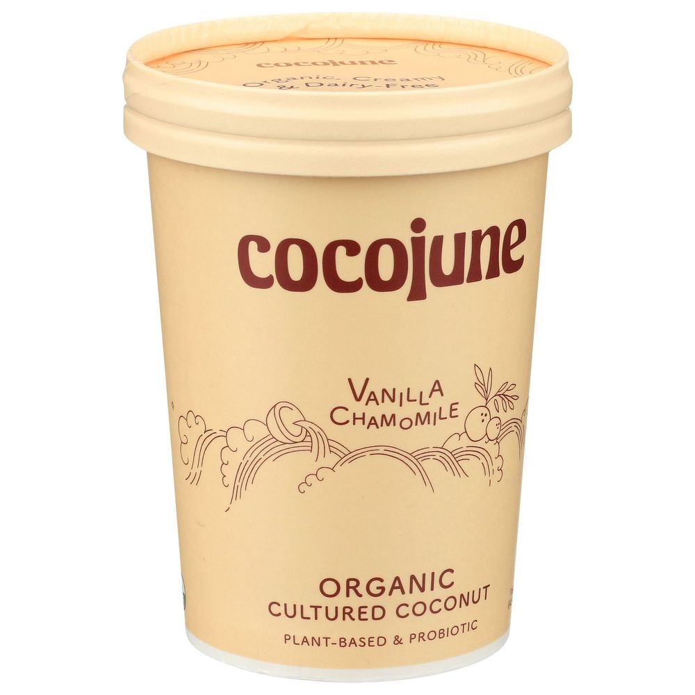 Cocojune Organic Vanilla Chamomile Cultured Coconut Yogurt, 12.5 Ounce -- 8 per case