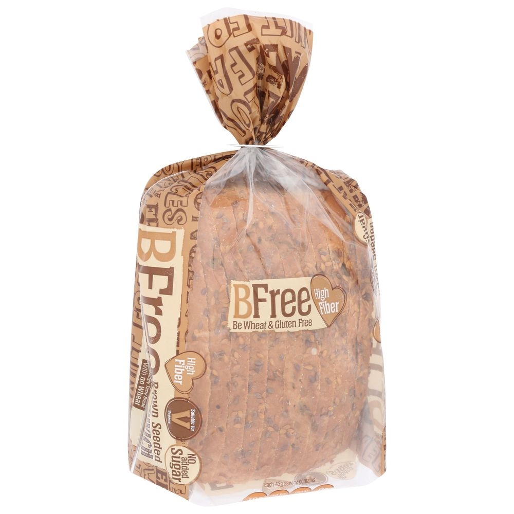 Bfree Brown Seeded Bread Loaf, 14 Ounce -- 6 per case