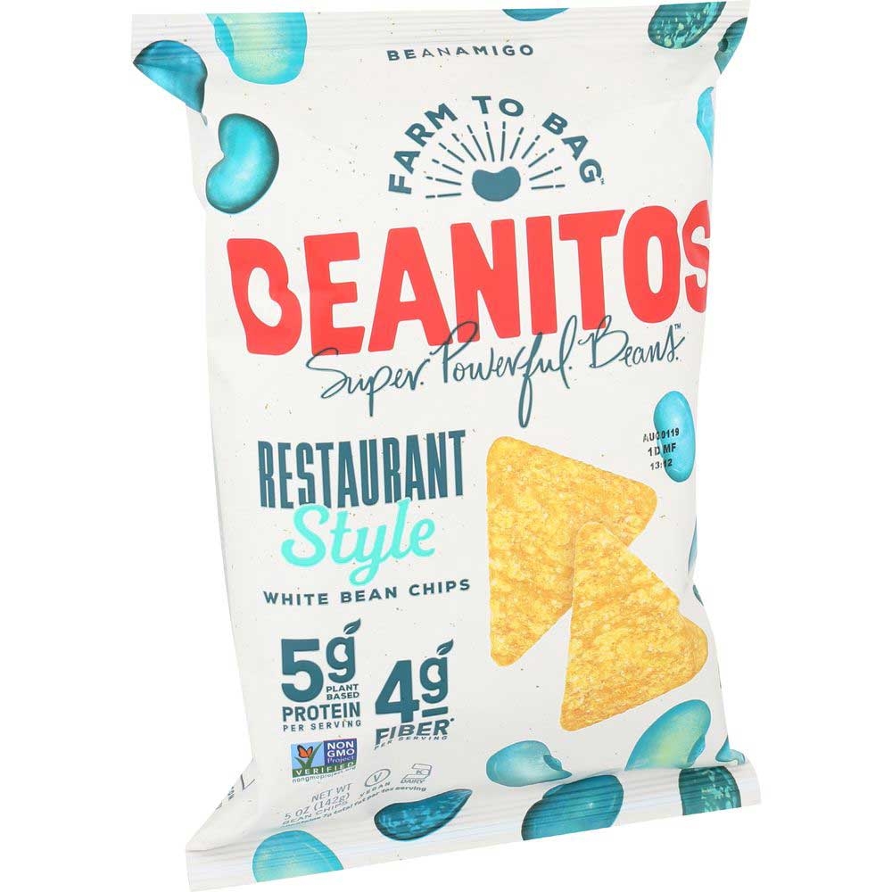 Beanitos Restaurant Style White Bean Chips, 5 Ounce -- 6 per case