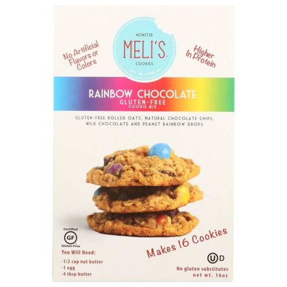 Melis Cookies Rainbow Chocolate Cookie Mix, 16 Ounce -- 6 per case
