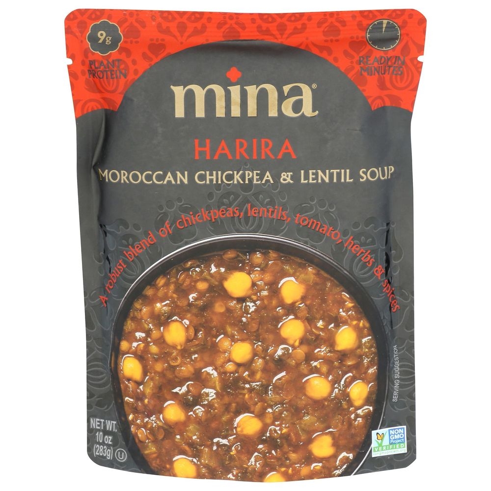 Mina Harira Moroccan Chickpea and Lentil Soup, 10 Ounce -- 6 per case
