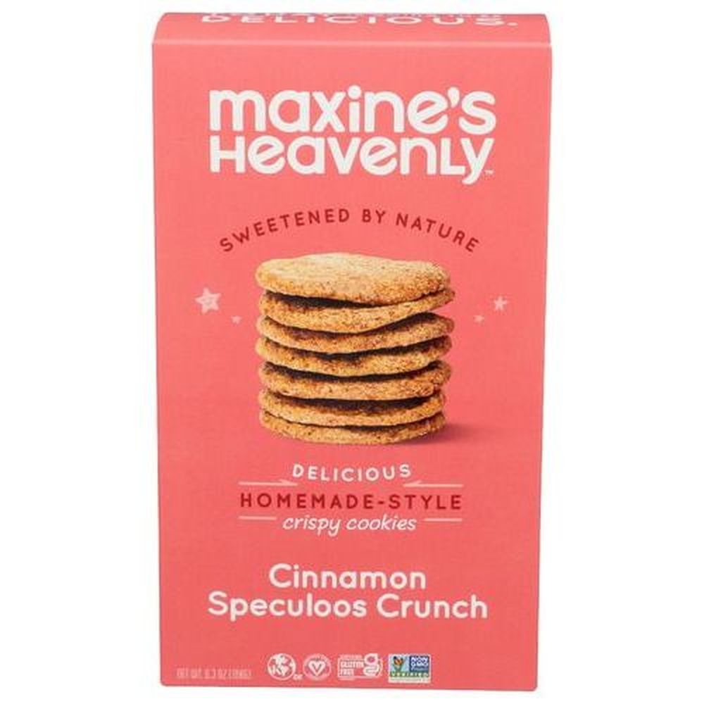 Maxines Heavenly Cinnamon Speculoos Crispy Cookie, 6.3 Ounce -- 8 per case