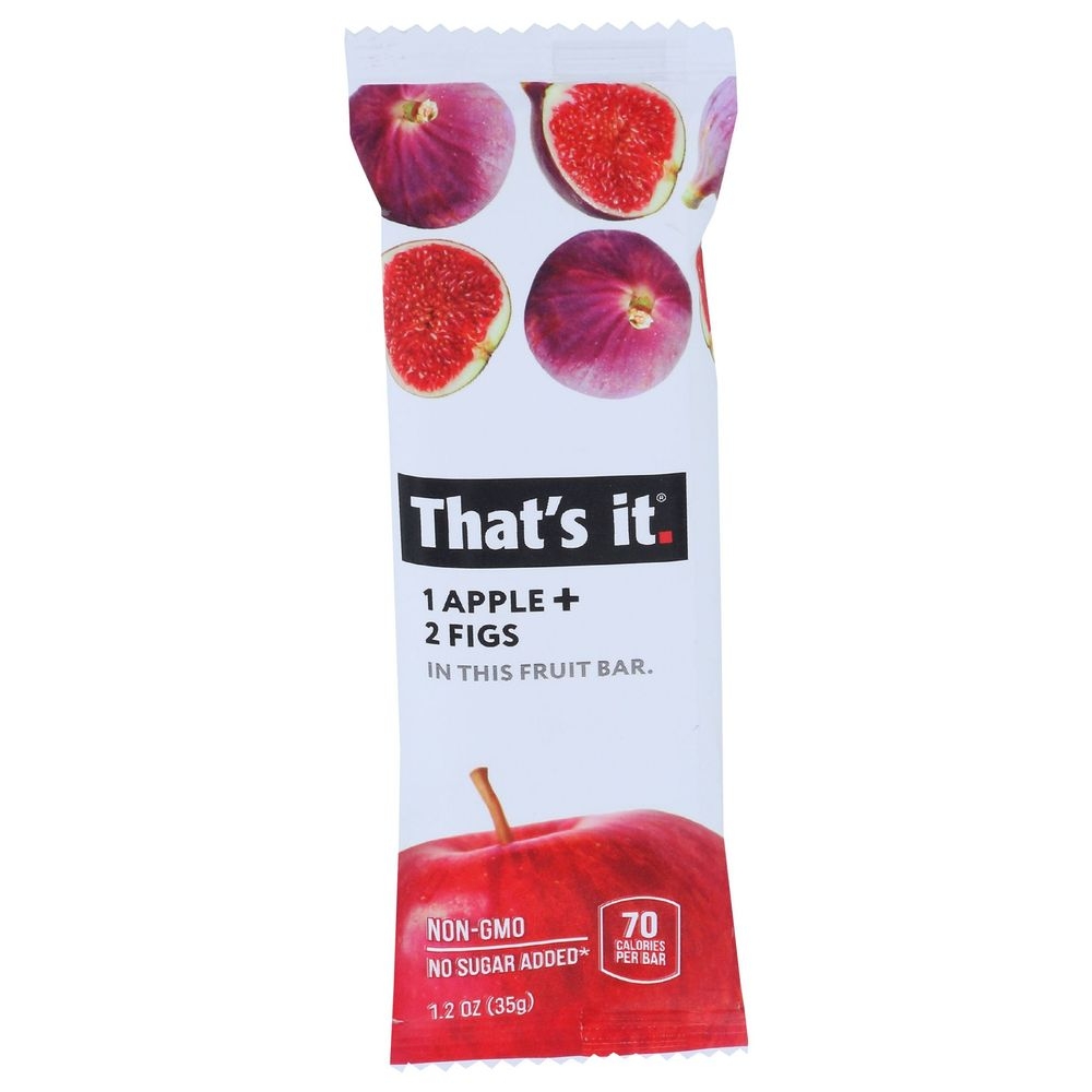 Thats It Apple and Fig Fruit Bar, 1.2 Ounce -- 12 per case