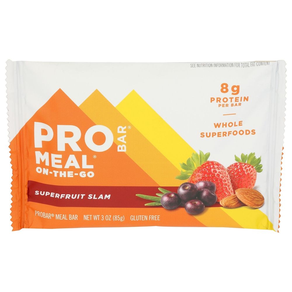 Probar Organic Oats Superfruit Slam Meal Bar, 3 Ounce -- 12 per case