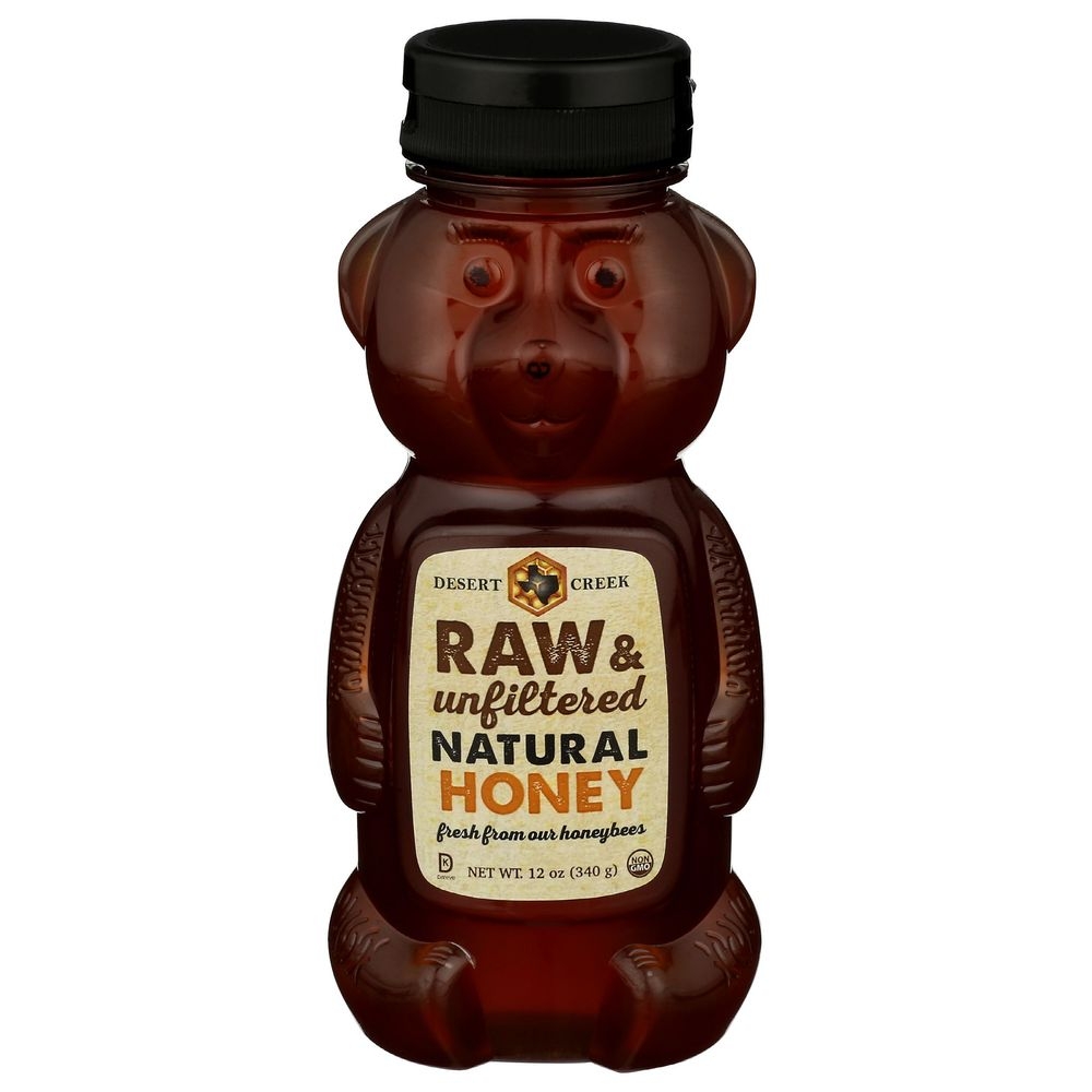 Desert Creek Raw and Unfiltered Natural Honey, 12 Fluid Ounce -- 6 per case