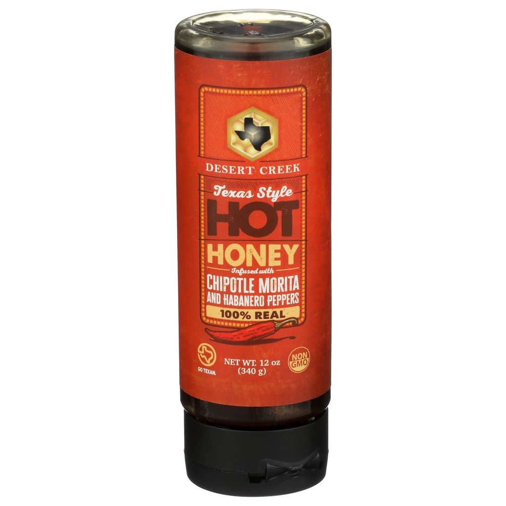 Desert Creek Texas Style Hot Honey, 12 Ounce -- 6 per case