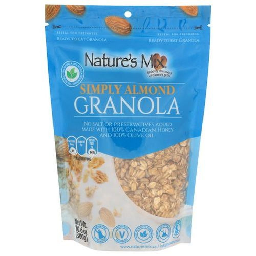 Natures Mix Simply Almond Granola, 10.6 Ounce -- 6 per case