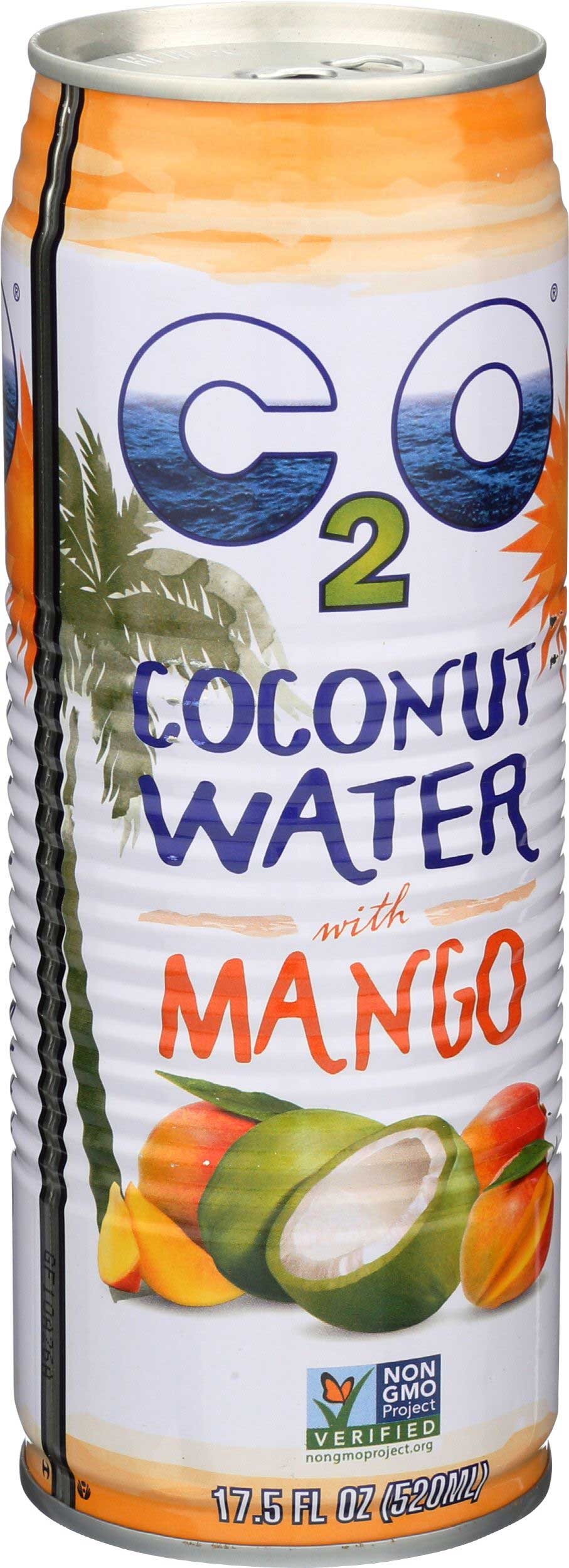 C2O Mango Coconut Water, 17.5 Fluid Ounce -- 12 per case