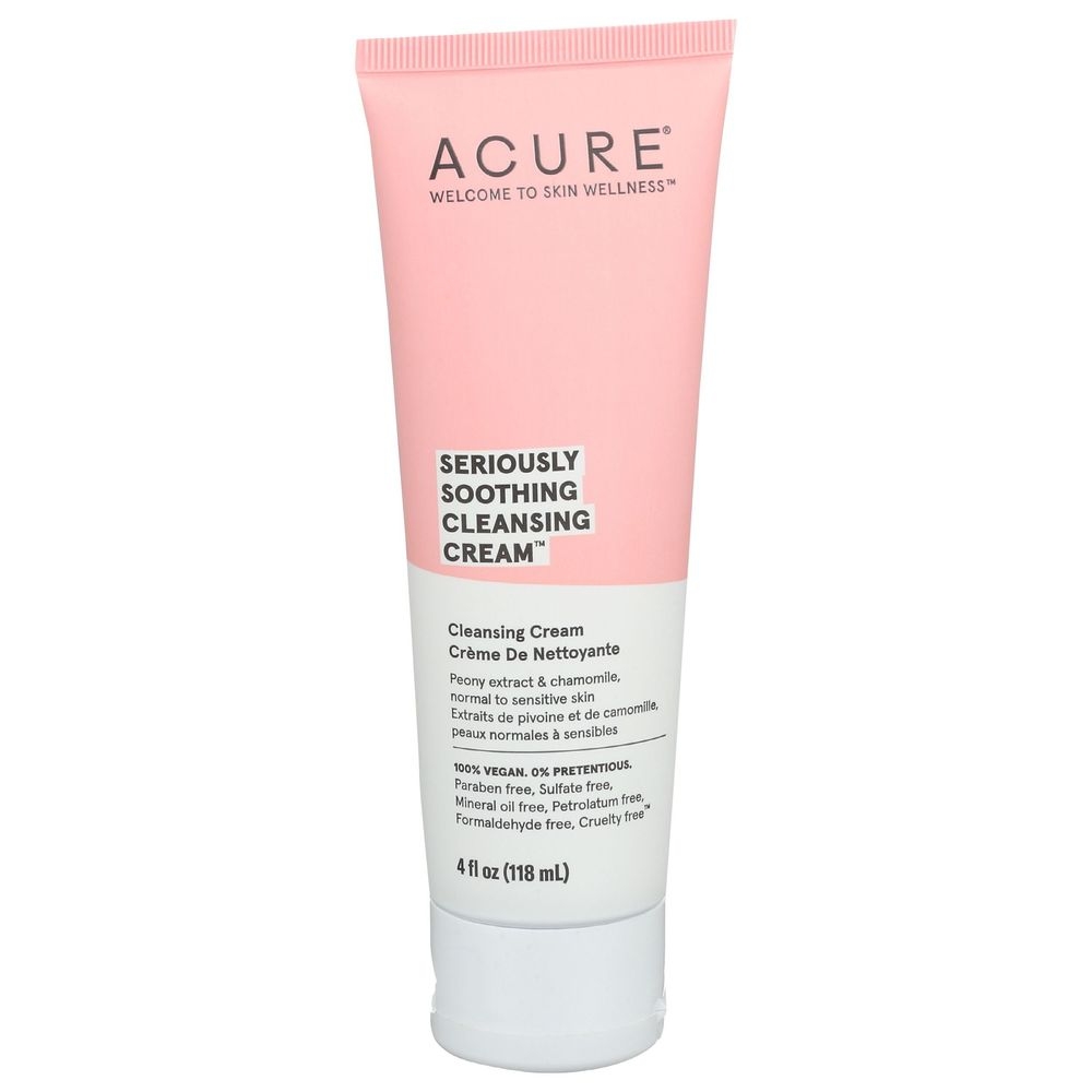 Acure Seriously Soothing Cleansing Cream, 4 Ounce