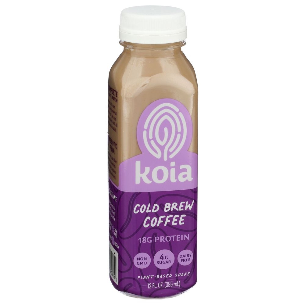 Koia Cold Brew Coffee Protein Shake, 12 Fluid Ounce -- 6 per case
