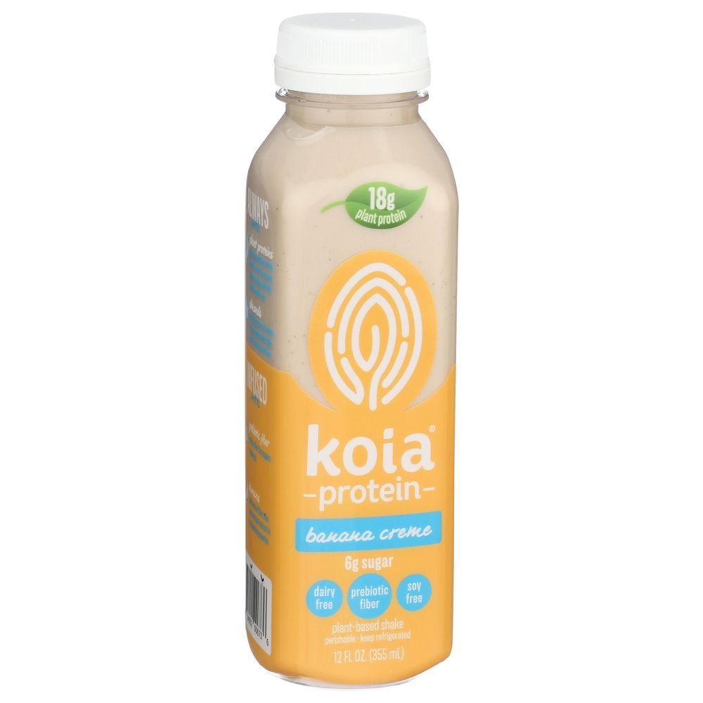 Koia Banana Creme Protein Shake, 12 Fluid Ounce -- 6 per case
