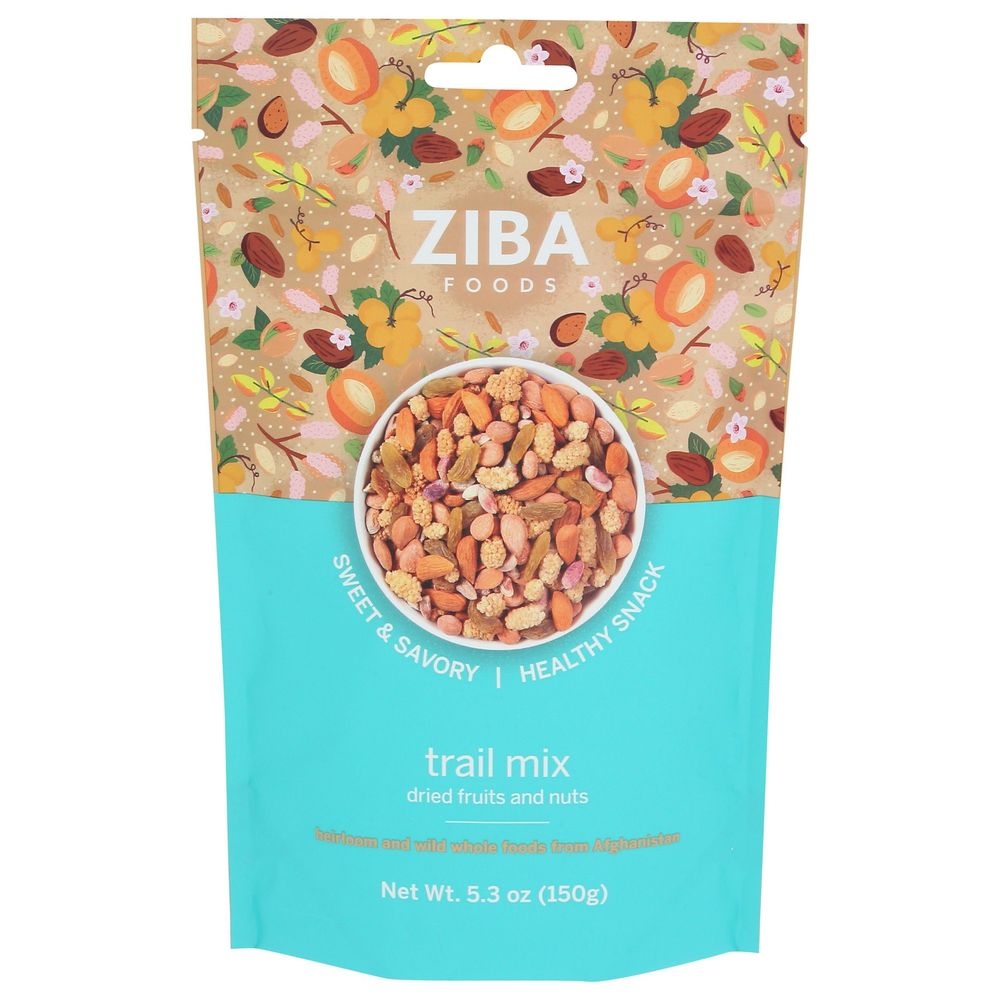 Ziba Foods Dried Nuts and Fruit Trail Mix, 5.3 Ounce -- 6 per case