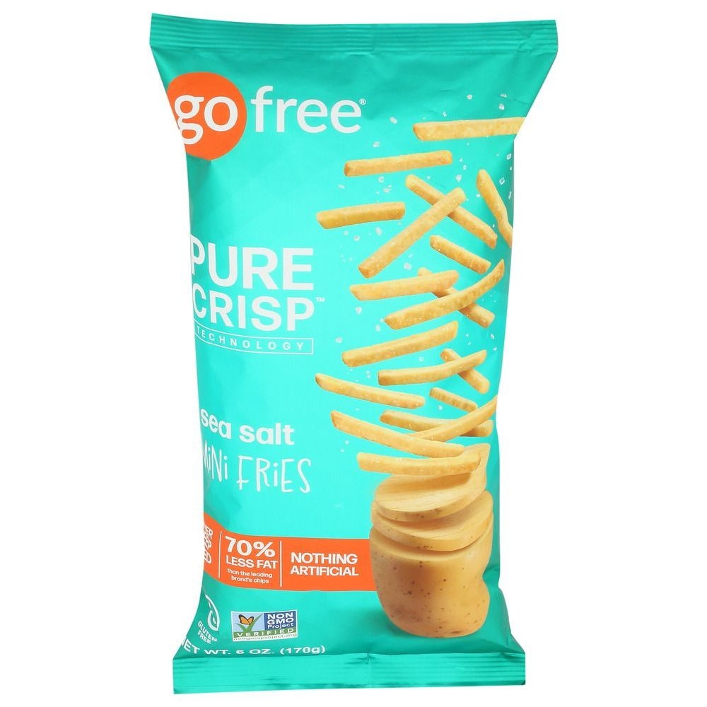 Go Free Pure Crisp Sea Salt Mini Fries, 6 Ounce -- 6 per case