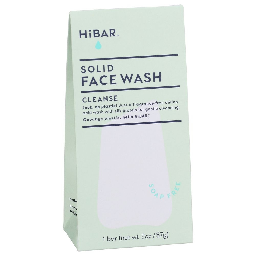 Hibar Cleanse Solid Face Wash Bar, 2 Ounce