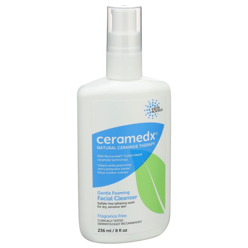Ceramedx Gentle Foaming Facial Cleanser, 8 Fluid Ounce