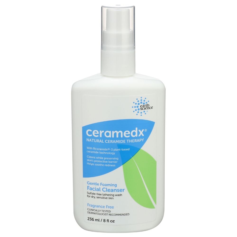 Ceramedx Gentle Foaming Facial Cleanser, 8 Fluid Ounce