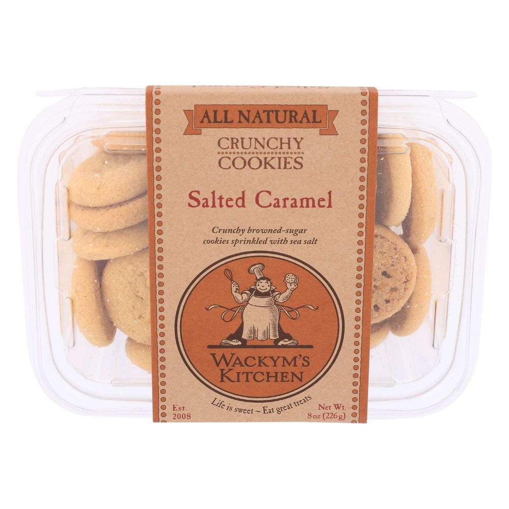 Wackyms Kitchen Salted Caramel Cookies, 8 Ounce -- 12 per case