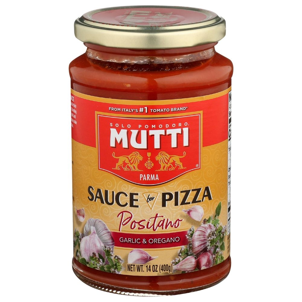Mutti Garlic and Oregano Positano Pizza Sauce, 14 Ounce -- 6 per case