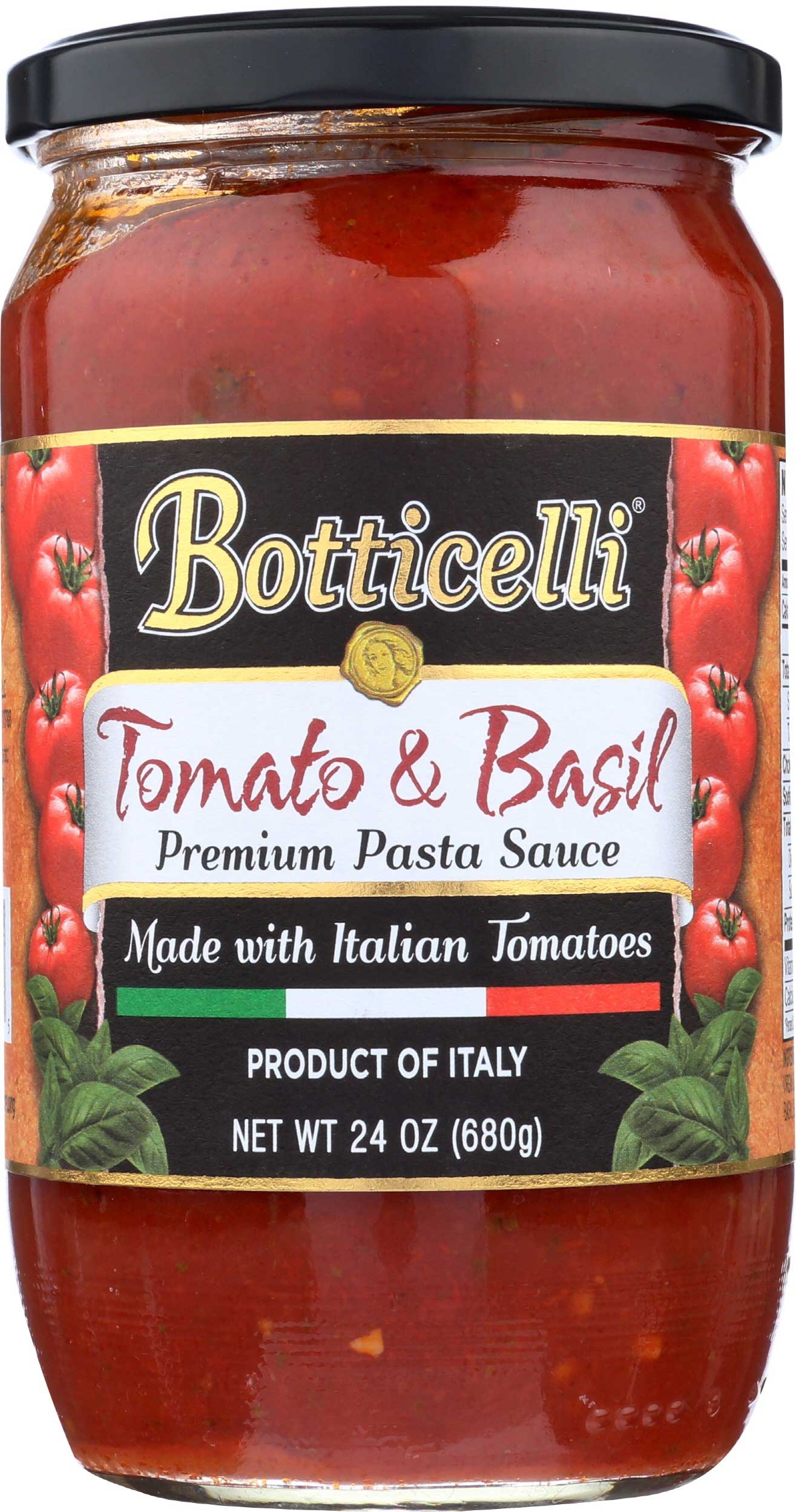 Botticelli Tomato and Basil Pasta Sauce, 24 Ounce -- 6 per case