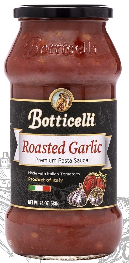 Botticelli Roasted Garlic Premium Pizza Sauce, 24 Ounce -- 6 per case
