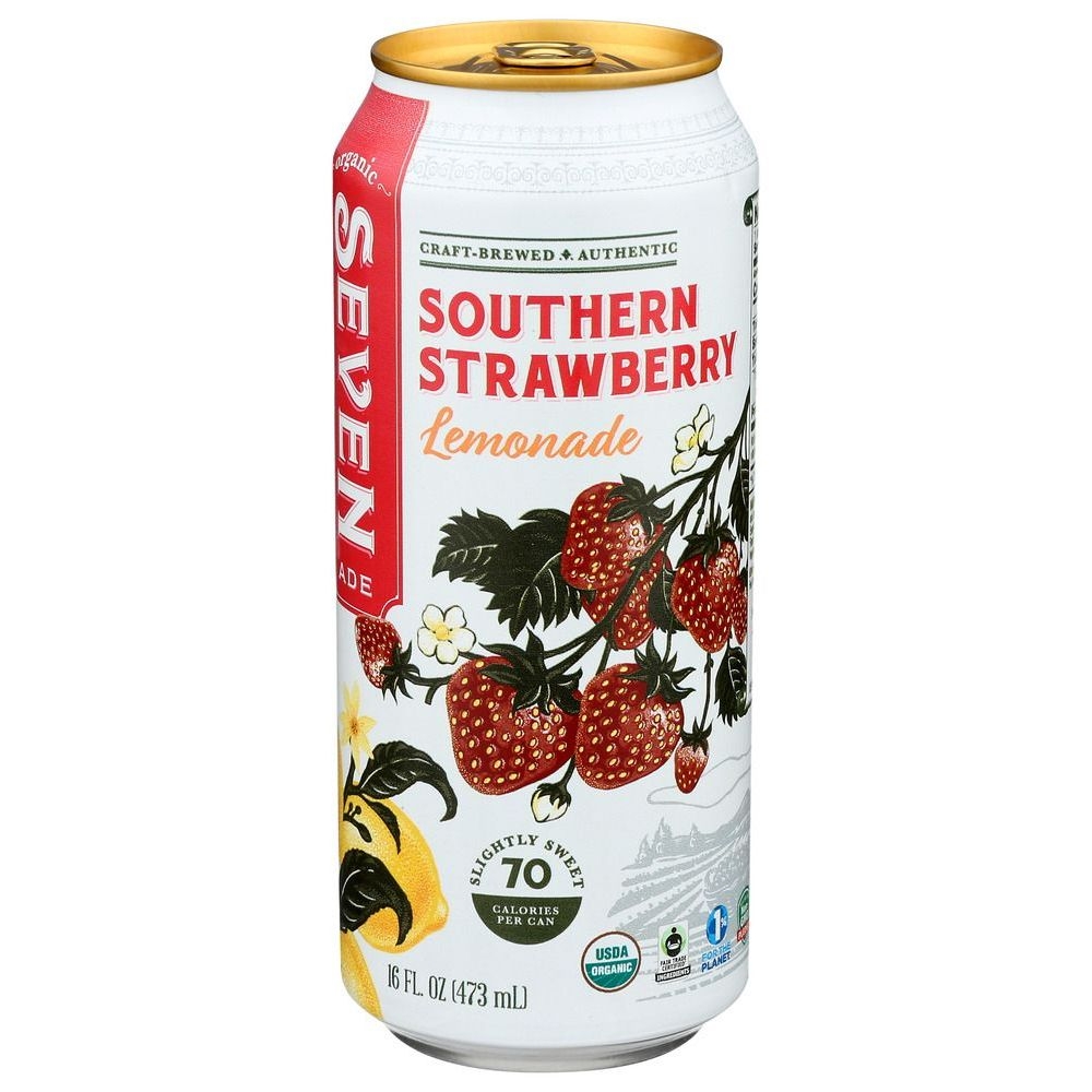 Seven Ade Southern Strawberry Lemonade, 16 Fluid Ounce -- 12 per case