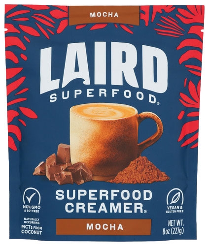 Laird Superfood Mocha Creamer, 8 Ounce -- 6 per case