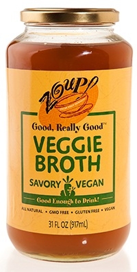 Zoup Good Really Veggie Broth, 31 Ounce -- 6 per case