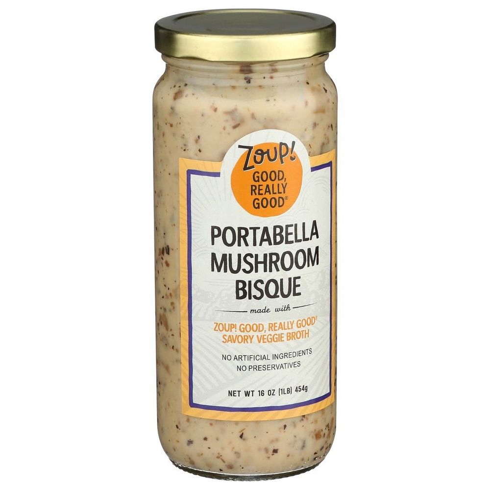 Zoup Portabella Mushroom Bisque, 16 Fluid Ounce -- 6 per case