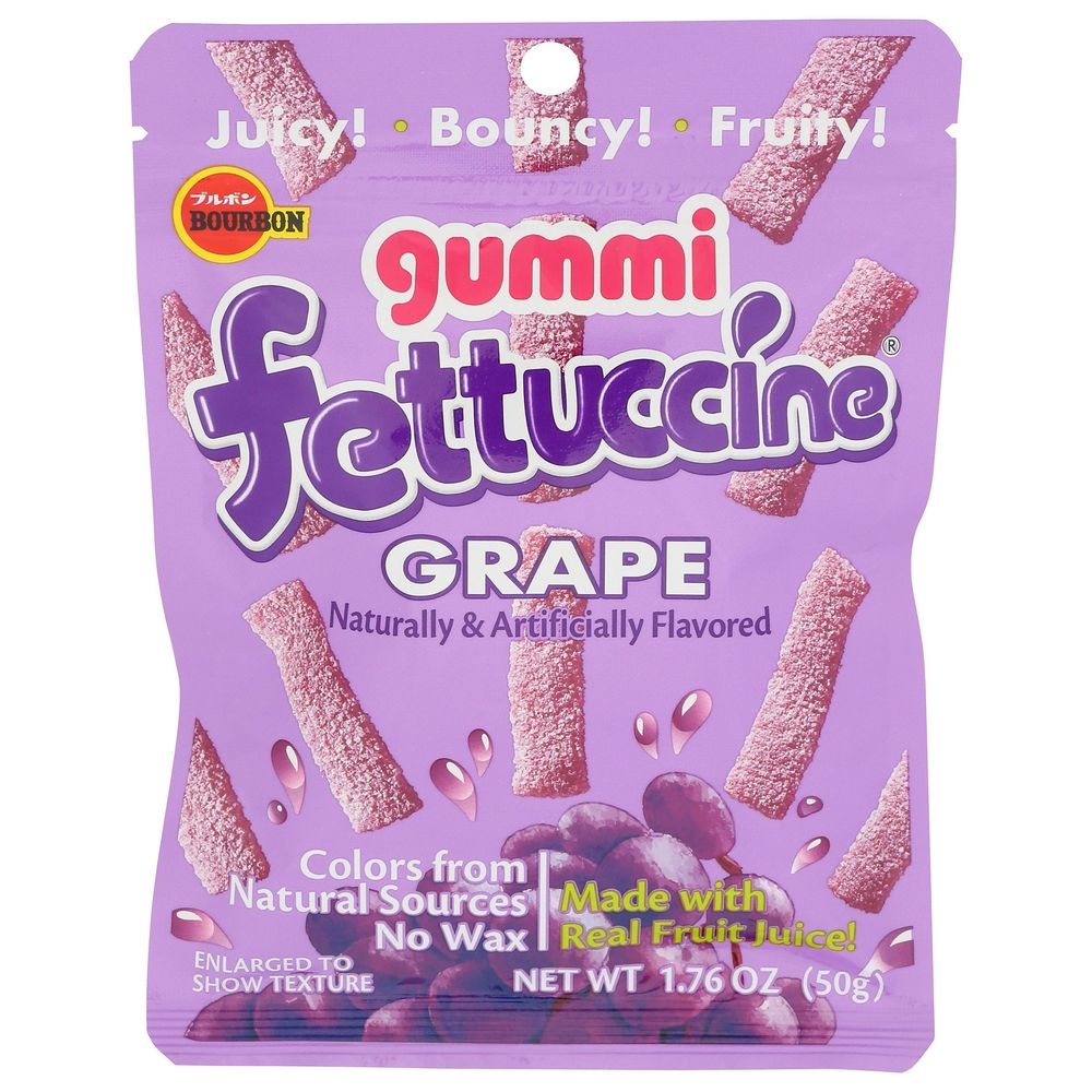 Bourbon Fettuccine Grape Gummi, 1.76 Ounce -- 10 per case