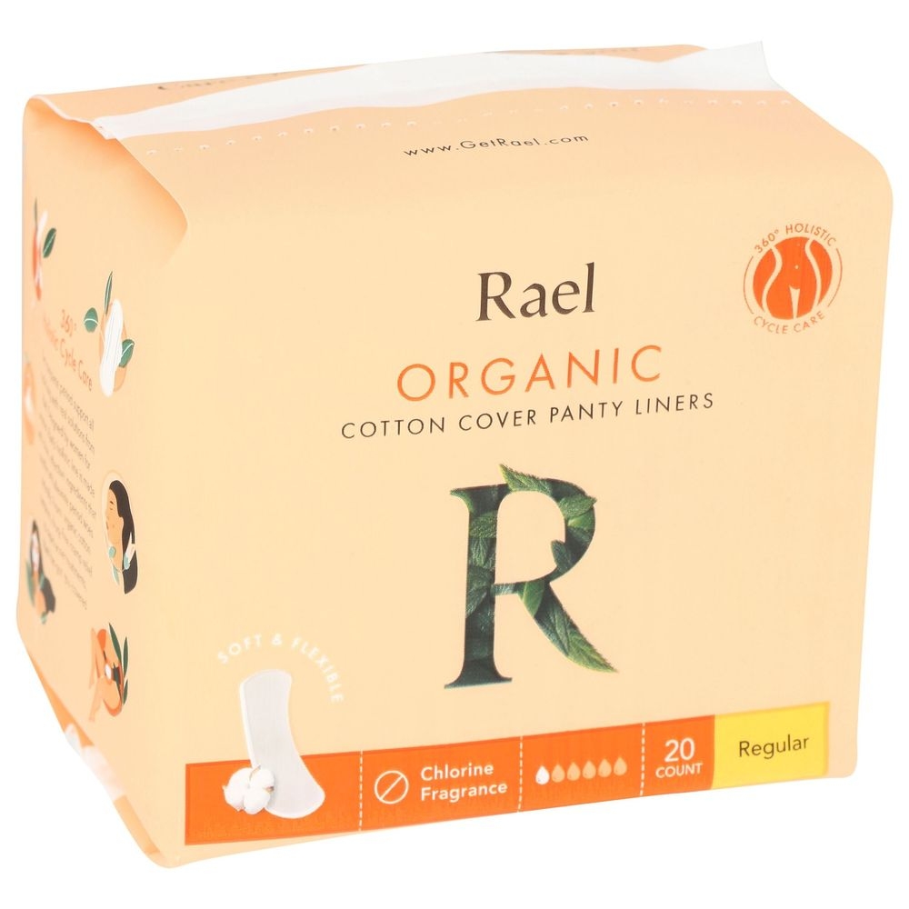 Rael Regular Panty Liner, 20 count