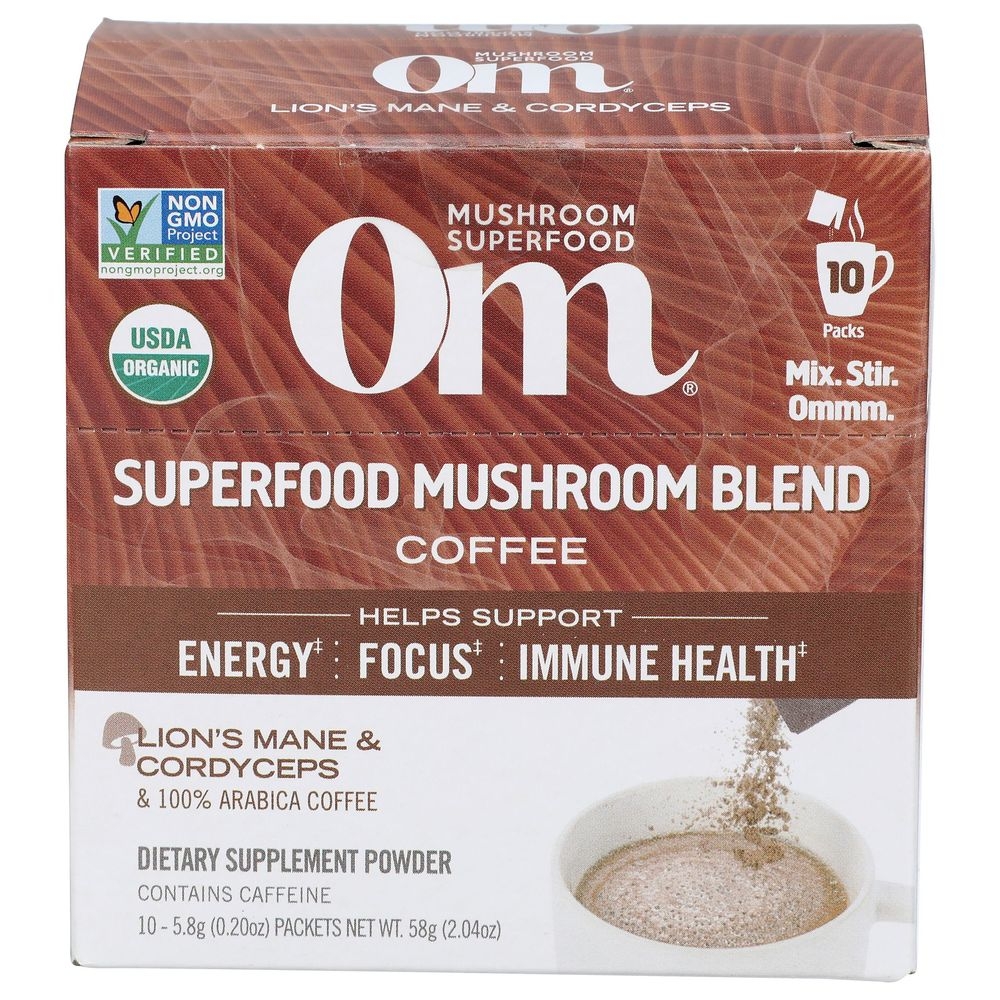 Om Organic Mushroom Superfood Coffee Blend, 2.82 Ounce