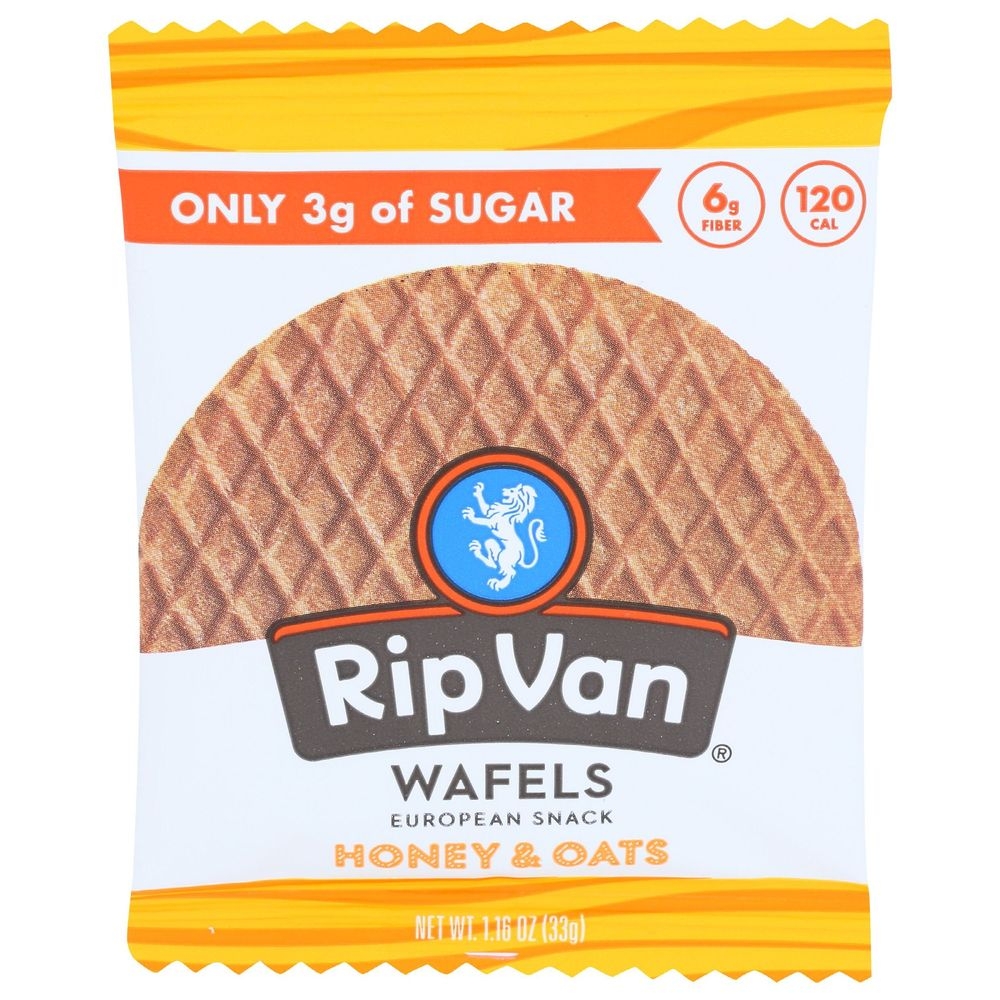 Rip Van Honey Oats Wafel, 1.16 Ounce -- 12 per case