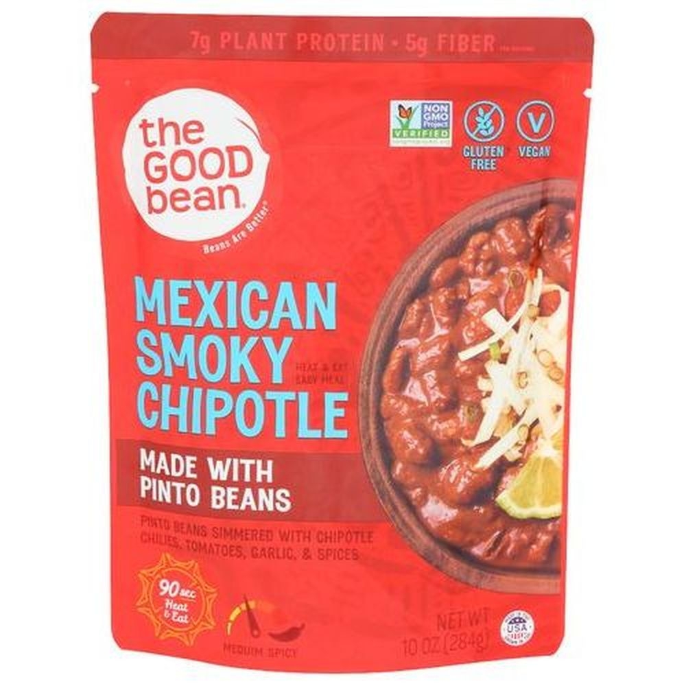 The Good Bean Pinto Beans Mexican Smoky Chipotle, 10 Ounce -- 4 per case
