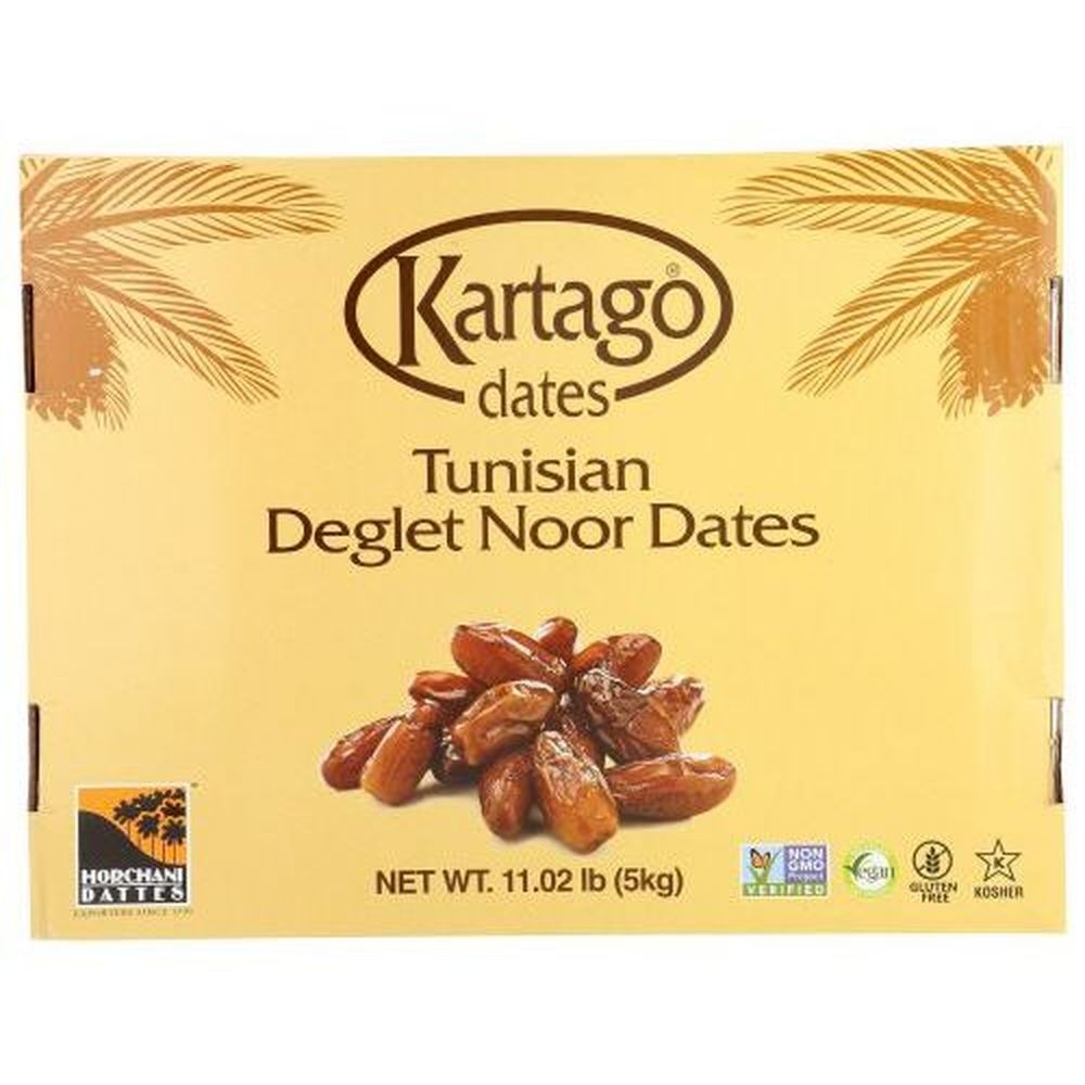 Kartago Organic Tunisian Deglet Noor Dates, 11.02 Pound