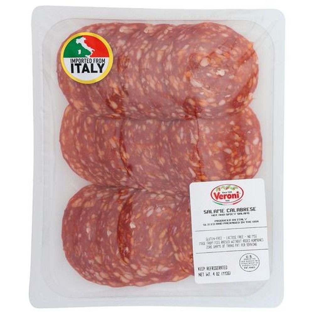 Veroni Salame Calabrese, 4 Ounce -- 10 per case