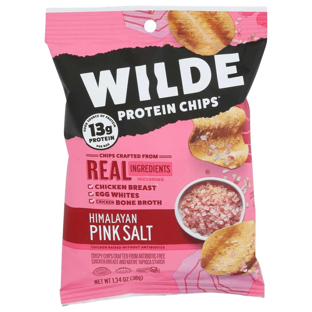 Wilde Snacks Himalayan Pink Salt Protein Chips, 1.34 Ounce -- 8 per case