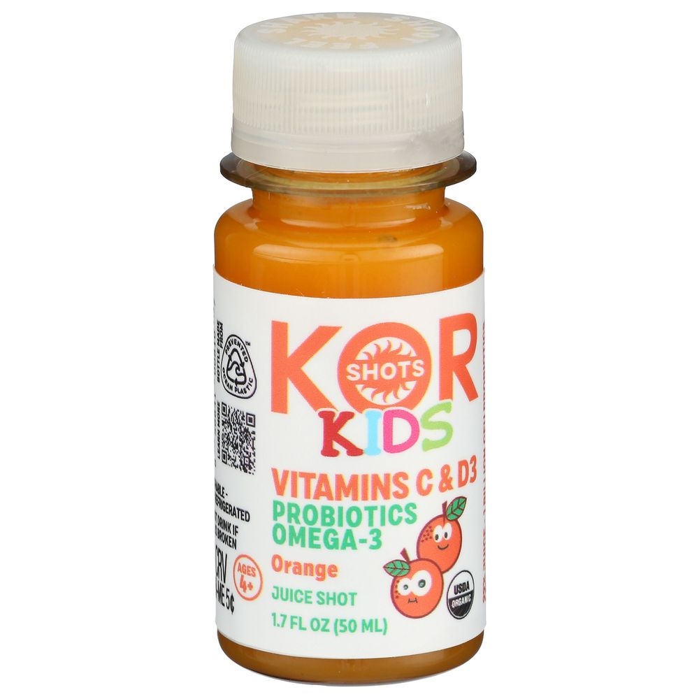 Kor Kids Orange Juice Shots, 1.7 Fluid Ounce -- 12 per case