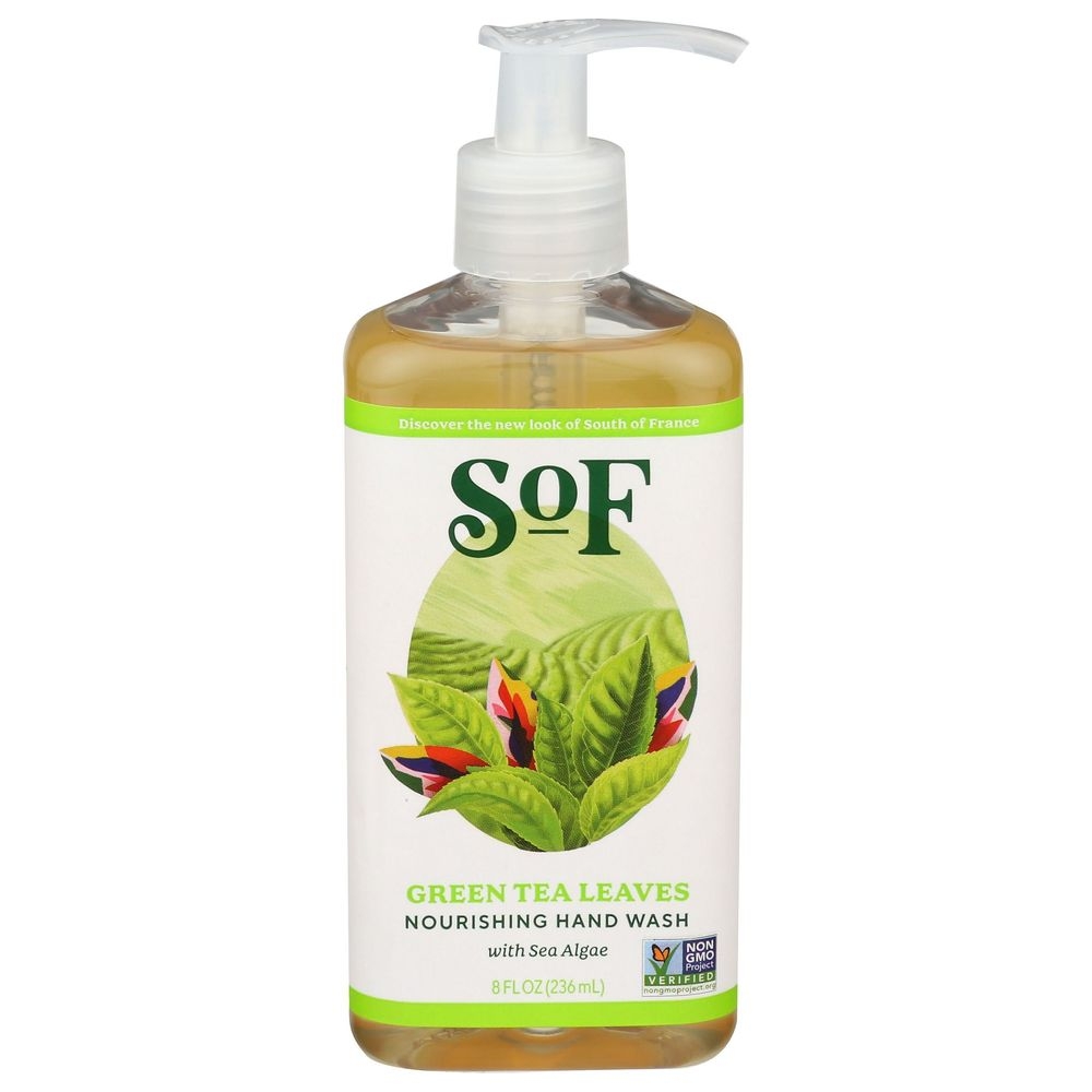 South Of France Green Tea Leaves Nourishing Hand Wash, 8 Ounce -- 3 per case