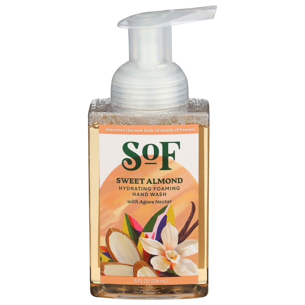 South Of France Sweet Almond Foam Hand Wash, 8 Fluid Ounce -- 3 per case