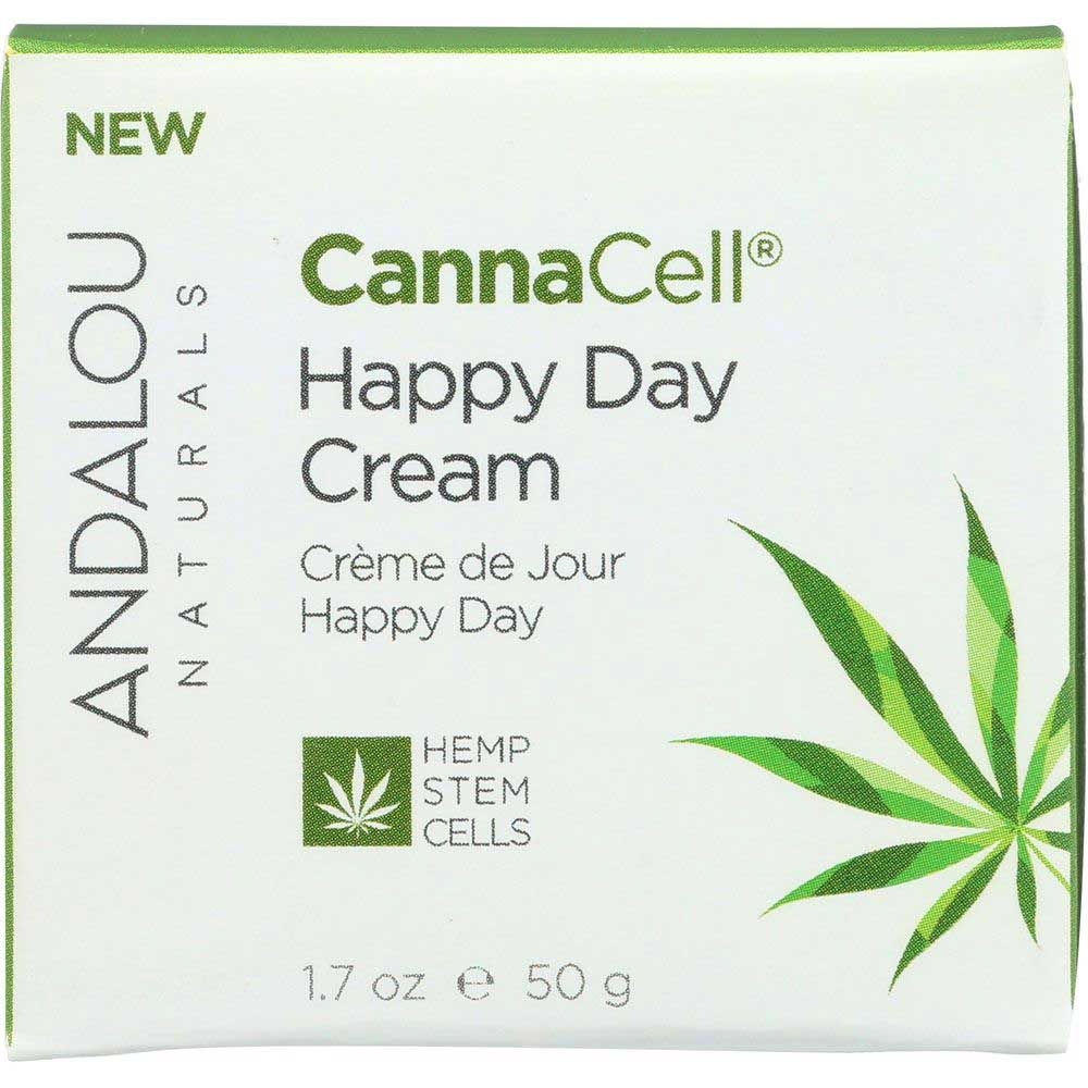 Andalou Naturals Cannacell Happy Day Cream, 1.7 Ounce