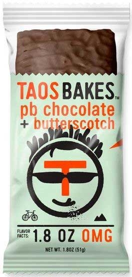 Taos Bakes Peanut Butter Chocolate Plus Butterscotch Energy Bar, 1.8 Ounce -- 12 per case