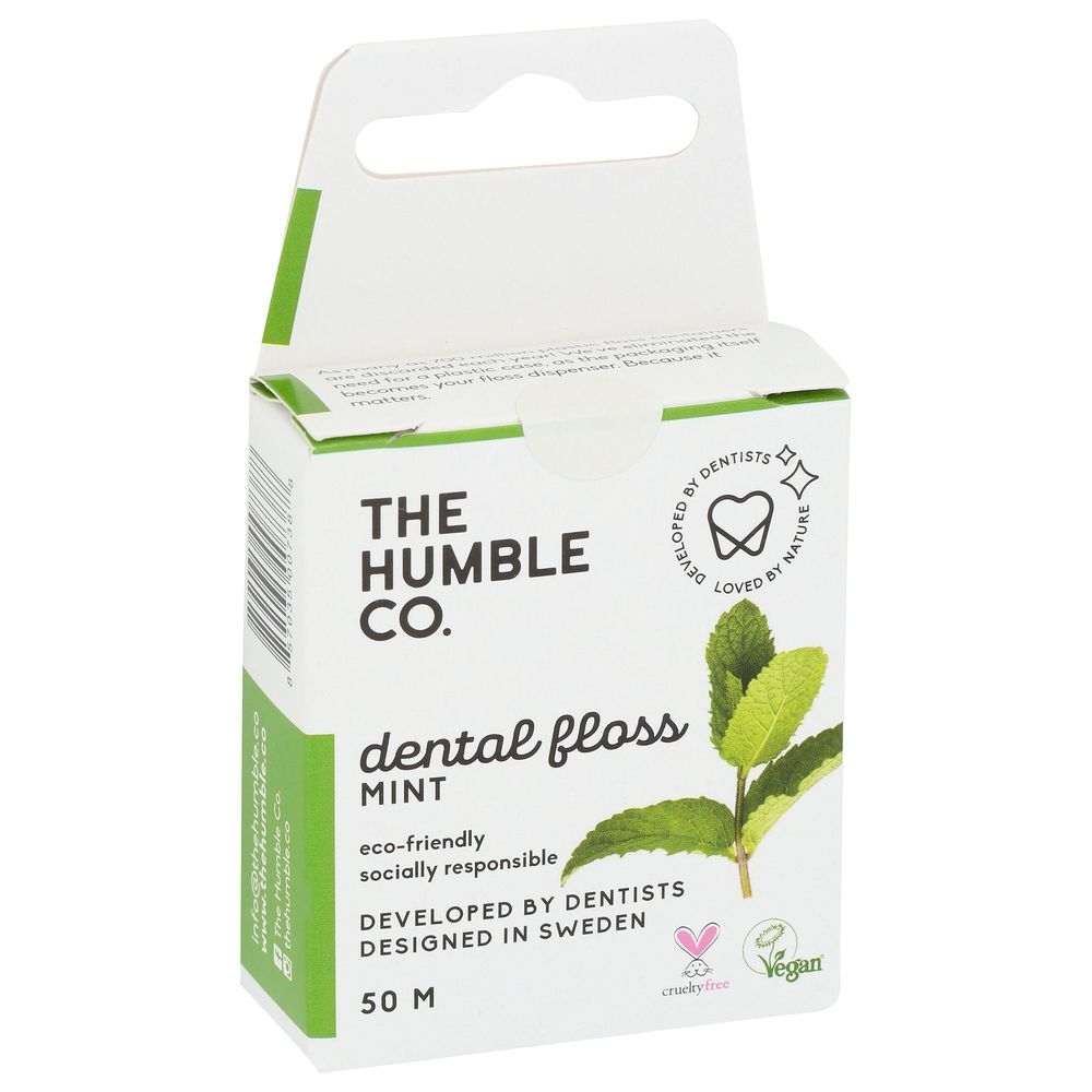 The Humble Co Mint Dental Floss, 164 Feet -- 6 per case