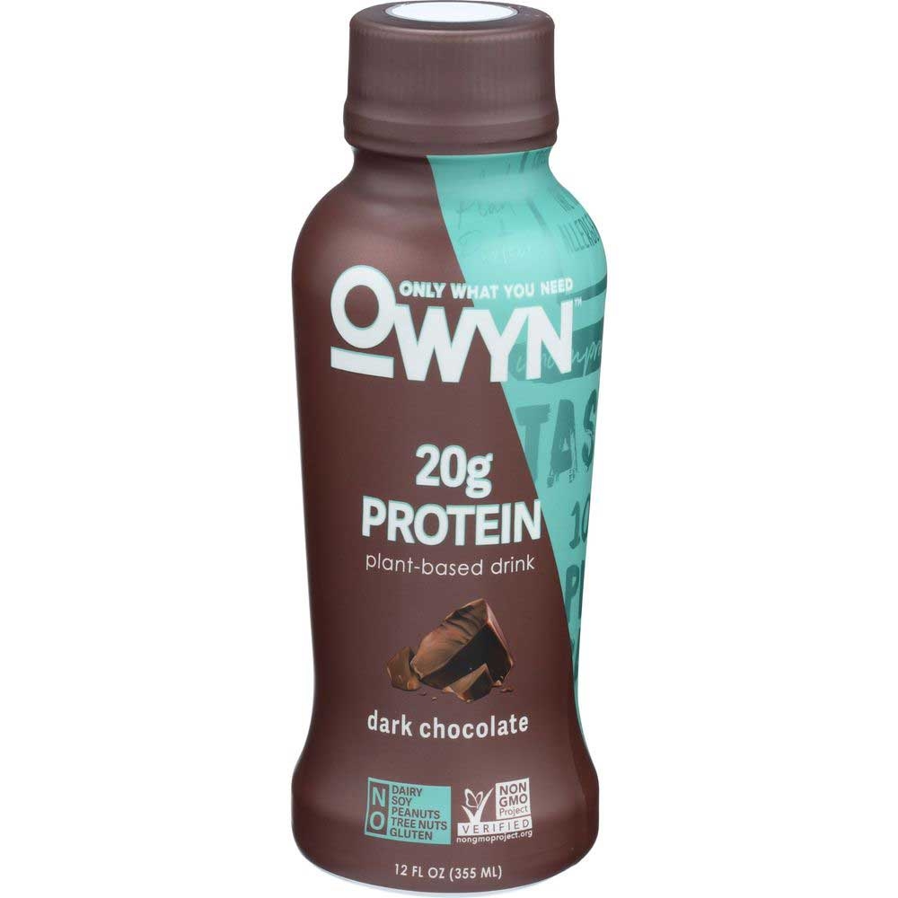 Owyn Dark Chocolate Plant Based Protein Shake, 12 Fluid Ounce -- 12 per case