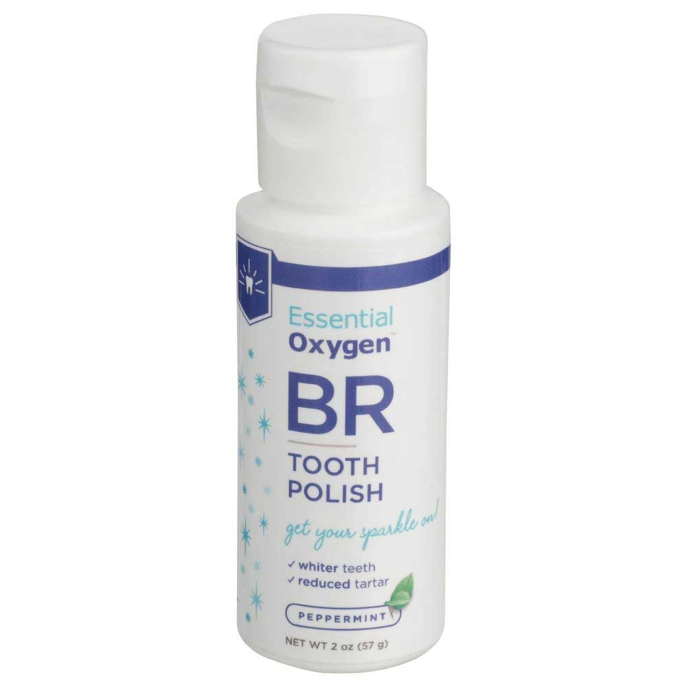 Essential Oxygen BR Peppermint Tooth Polish, 2 Ounce -- 3 per case