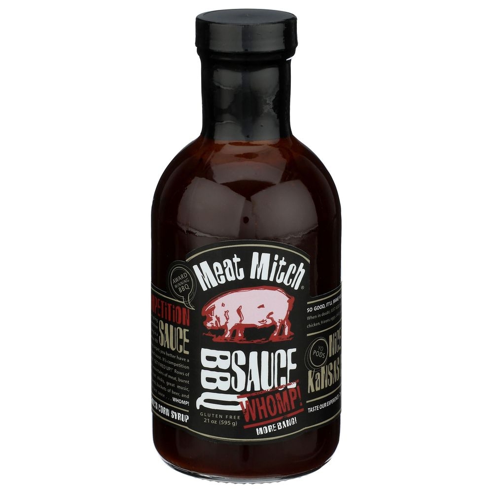 Meat Mitch WHOMP BBQ Sauce, 21 Ounce -- 6 per case