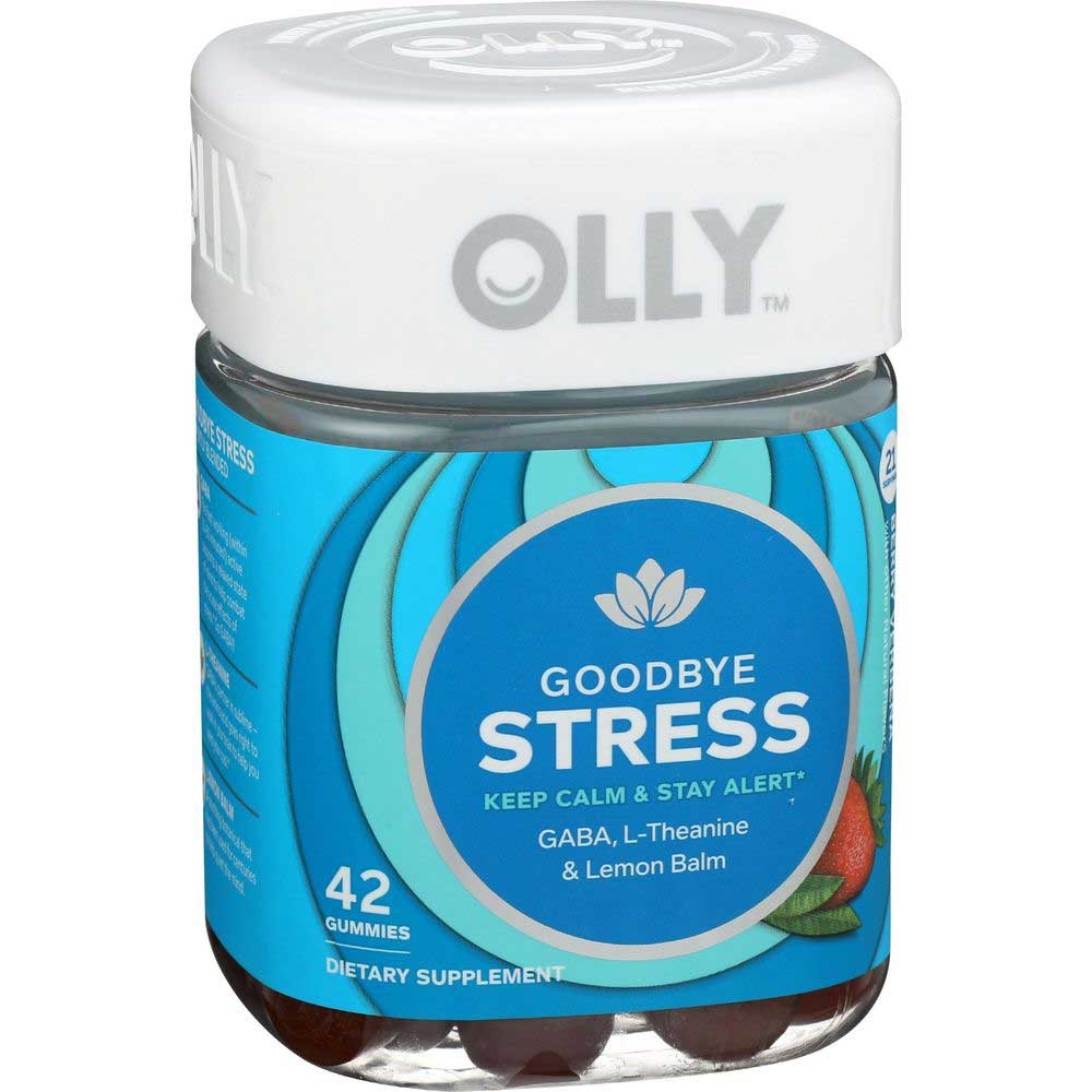 Olly Goodbye Stress Berry Verbena Gummies - 42 count per pack